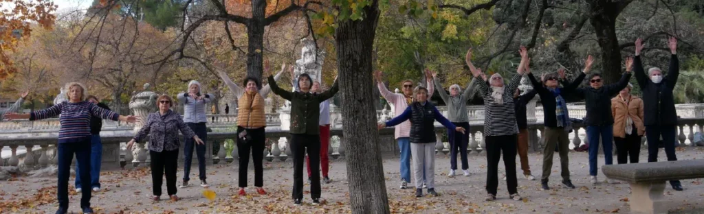 Qi gong au jardin de la Fontaine Nîmes